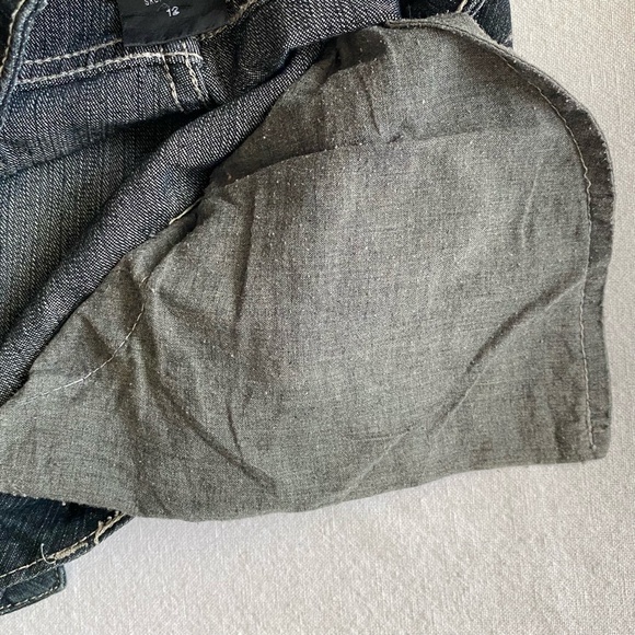 Roadrunner Women's Sz12x31 Dark Denim Straight Leg Stretch Jeans - Picture 7 of 16